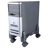 Kantek Mobile CPU Stand, CS200B, Black