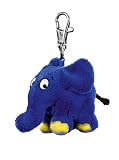Schmidt Spiele 42226 - Die Maus, Schlüsselanhänger, Elefant, 9 cm, 1 Stück im Polybeutel