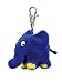 Schmidt Spiele 42226 - Die Maus, Schlüsselanhänger, Elefant, 9 cm, 1 Stück im Polybeutel