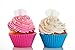 Silicone Cupcake Liners - Baking Molds - Wedding Baking Supplies - Reusable - 12 Piece Set with Storage Container by Cport Bakeware