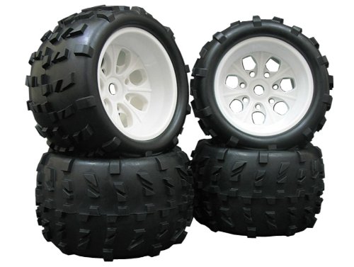 4x Monster pneus + jantes MRF6 1/8 + Livraison gratuite !! Choix de couleur et design