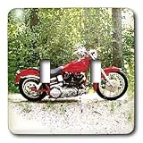 Light Switch Cover Picturing Picturing Harley Davidson Motorcycle - double toggle switch