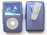 Blue Aluminium Case for iPod Classic (160GB) with BeltClip
