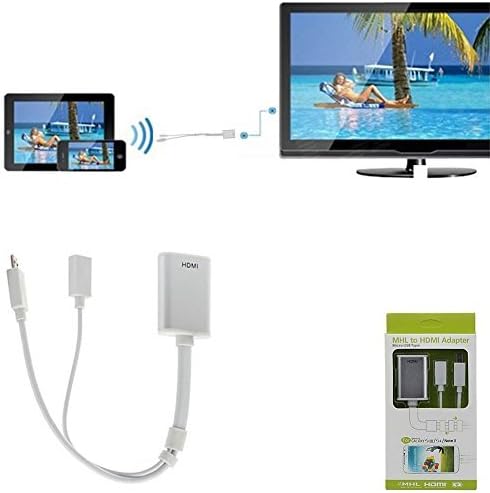 Micro USB to HDMI Sony Xperia Z2 Tablet MHL HDTV Adapter! True digital conversion using official chipset. [5pin / Power Input / 1080p]