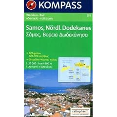 Samos 1 : 50 000: Wanderkarte mit Radrouten / Ortspl�ne GPS-genau