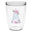 Wedding Cake 16 oz Insulated Beverage Tumbler, Clear