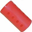 Soft 'N Style 1-1/2" Diameter, Long Smooth Magnetic Rollers Red (Pack of 12)