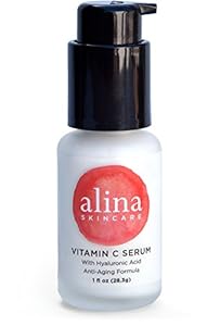 Alina Skin Care Enhanced Vitamin C Serum and Moisturizer with Hyaluronic Acid and Green & White Tea Extracts