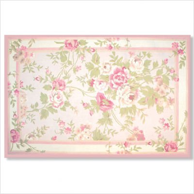 House Antoinette Pink / Green Contemporary Rug Size: 2'7 x 4'7