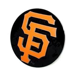 San Francisco Giants MLB Pewter Trailer Hitch Cover (Circle Logo) by Half Time