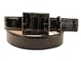Liz Claiborne Leather Belt, Black, Large