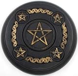 5 Pentagram Altar Tile wood - B001PRQWRW