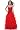 Strapless Layered Ruffle Prom Dress Long Wedding Gown #778 (4, Red)