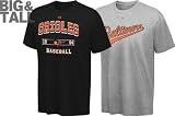 Baltimore Orioles Big & Tall Black/Grey 2 T-Shirt Combo Pack Baltimore Orioles Big & Tall Black/Grey 2 T-Shirt Combo Pack