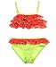 Pink Platinum "Watermelon Ruffle" 2-Piece Bikini (Sizes 2T - 4T) - red, 2t