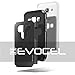 Evocel® Galaxy J1 (2015) Case - Dual Layer Armor Protector Case For Samsung Galaxy J1 (2015) - Retail Packaging, Black