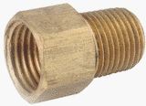 Anderson Metals Corp Inc 54348-0604 Inverted Flare Male Connector