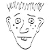 Goofy Face - Rasterized Vector - 24