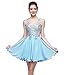Babyonline Women's Chiffon Prom Dresses 2016 Summer Short Evening Cocktail Gowns