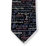 Math Equations Silk Tie