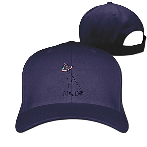 Funny Alien Get In Loser Flat-along Cap Cute