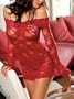 Dreamgirl Women's Stretch Lace Dress   #4208