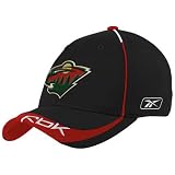 Reebok Minnesota Wild Black Player 2nd Season Flex Fit Hat