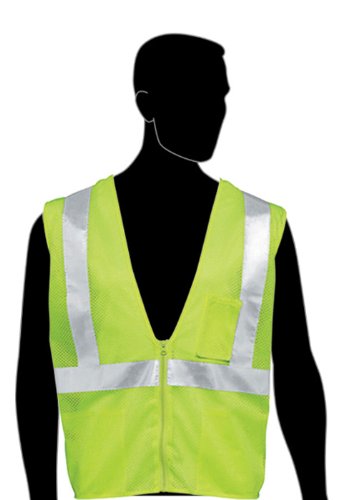 Liberty HiVizGard Polyester All Mesh Fabric Class 2 Safety Vest with 2" Wide Silver Reflective Stripes and 1 Outside Pocket
Liberty HiVizGard Polyester All Mesh Fabric Class 2 Safety Vest with 2" Wide Silver Reflective Stripes and 1 Outside Pocket