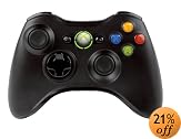 Xbox 360 ワイヤレス コントローラー (リキッド ブラック)