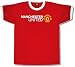 マンチェスター・ユナイテッドFC オフィシャル リンガーTシャツ Mサイズ: クリスチアーノ・ロナウド、ウェイン・ルーニー、カルロス・テベス、朴智星でお馴染みの「プレミアリーグ」マンチェスター・ユナイテッドのオフィシャルTシャツです。