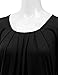 Doublju Womens Basic Short Sleeve Round Neck Drape Loose Fit Top