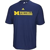 Adidas Michigan Wolverines AdiBody Short Sleeve Crew Tee