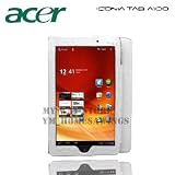 acer ICONIA TAB A100 ケース (Soft PU Leather Case) スタンド機能付き ソフトレザー【 high quality White(白)】新色