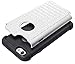 iPhone 6S Case, Cimo [Shockproof] Apple iPhone 6S Case Heavy Duty Shock Absorbing Hybrid Stud Rhinestone Bling Dual Layer Protection Cover for Apple iPhone 6S / 6 - White
