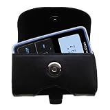 Horizontal Leather Case with Belt Clip/Loop for the Creative Zen Micro