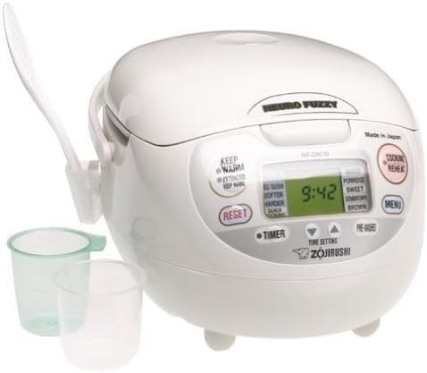Zojirushi 5-1/2-Cup 1.0-Liter Neuro Fuzzy Rice Cooker & Warmer