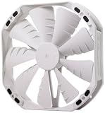 Phanteks PH-F140TS_WT, 140mm CPU Cooler, Case and Thermal Premium Fan, White Frame/White Blades Cooling - White