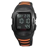 Body Glove Men’s 70025 Bendz Digital Black and Orange Watch