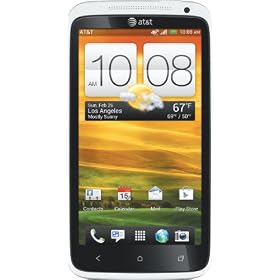HTC One X 4G Android Phone, White (AT&T)