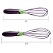 Ogori Silicone Whisk Set 10-inch and 8-inch Guarantee, Egg Beaters Eggbeater Whisk Mixer Egg Cook Tools Kitchen Blender