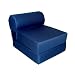 Adult Studio Chair Sleeper Poly/Cotton  Jr. Twin 28", Navy