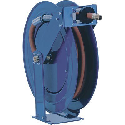 Coxreels Truck Series Hose Reel with EZ-Coil - 8 3/4in. x 25 1/2in. x 23in., 1/2in. x 75ft. Hose, Model# EZ-TSH-475