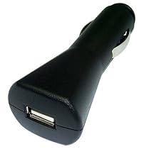 LUPO USB BLACK CAR CHARGER (FOR IPOD VIDEO, NANO, PHOTO, MINI, SHUFFLE, ALL MP3 & MP4 PLAYERS, PDA's etc)