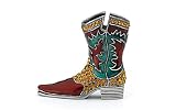 Swarovski Crystal Red and Green Boot