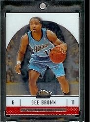 2006/07 Topps Finest #77 Dee Brown Utah Jazz Rookie Basketball Card Basketball Card - Mint Condition - In Protective Display Case !