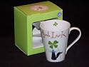 Royal Worcester Clare Mackie Sentiments Mug 11 ounce - Good Luck