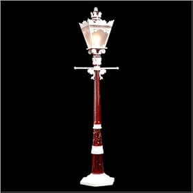 3' Peppermint Twist LED Lighted Christmas Street Lamp Post Decoration