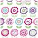 Bumkins Reusable Snack Bag Large, Bloom