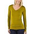 Mossimo&reg; Black: Long Sleeve Vee Tee - Rare Jade