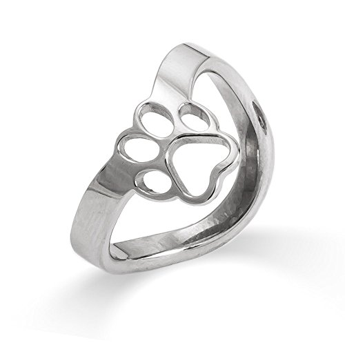 Paw Print Cut Out Thumb Ring